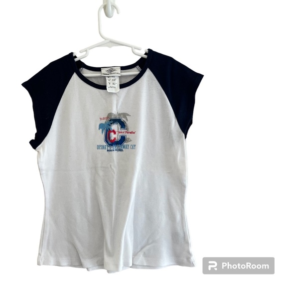 🔷DISNEY CRUISE LINE: Girl size M, Castaway Cay theme short sleeve t-shirt🔷 - Picture 1 of 10